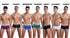 7 Days 1 Week 7 pack Low Rise Boxer Briefs Bamboo Fiber Bulge Pouch Brief Underwear Pack Sunday thru Saturday waist band.
  Sexy  Enhancer Boxer Brief Underwear, Breathable, with Enhancer front pouch Trio Pck